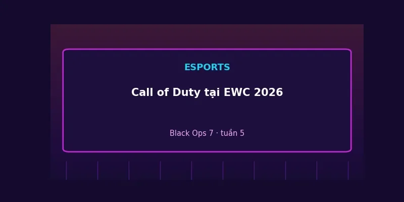 Call of Duty: Black Ops 7 tại Esports World Cup 2026: Đấu súng tốc độ cao tại Paris 1 Call of Duty tại Esports World Cup 2026