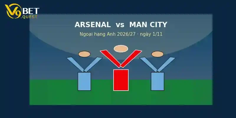 Soi kèo Arsenal vs Man City – V9bet